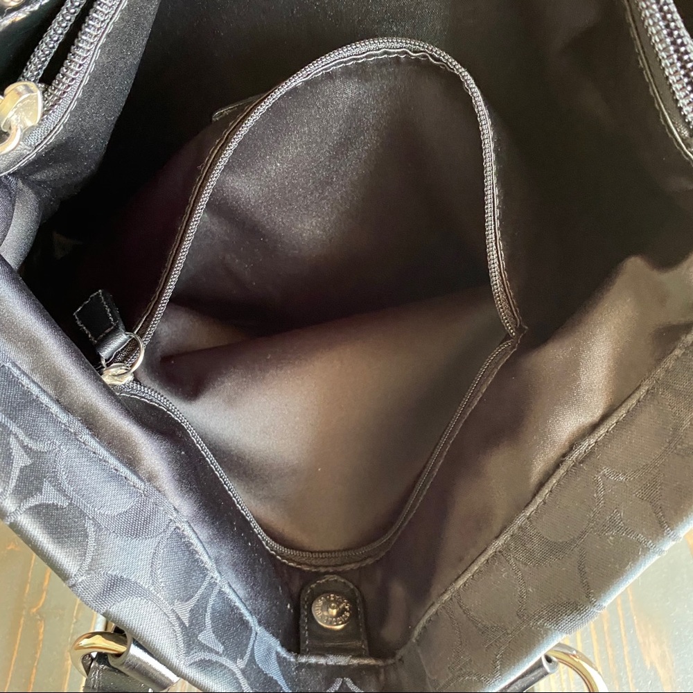 Black Coach Monogram Purse Bag - Picture 8 of 8